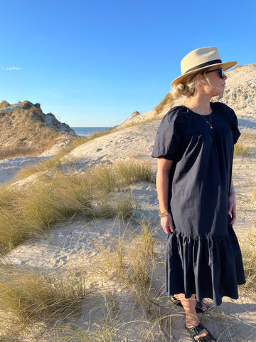 Athene kjole - Marineblå